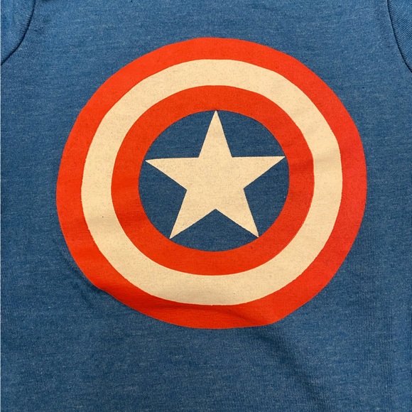 Captain America Marvel Onesie 12 Months - Picture 2 of 4